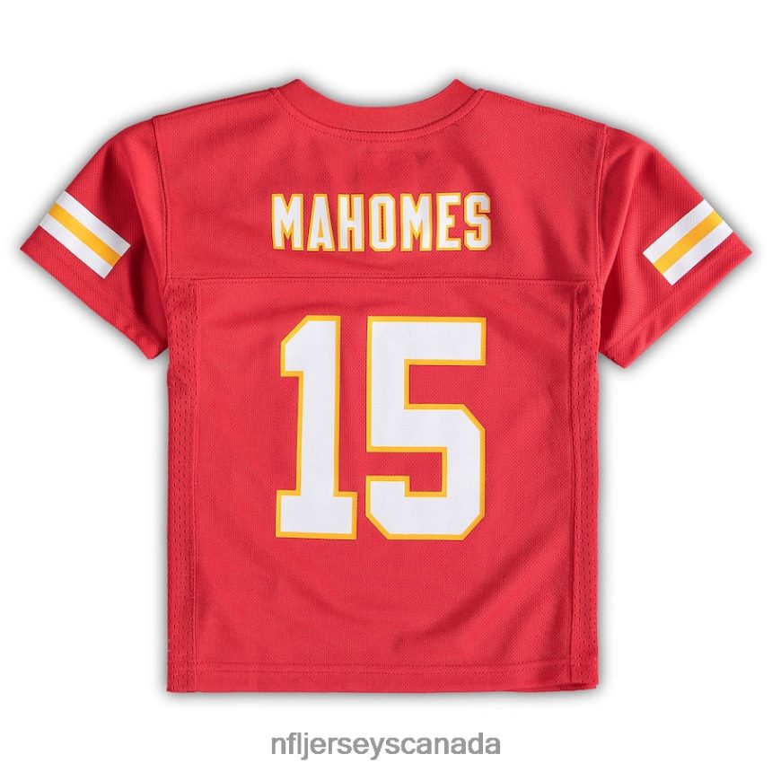 Men Preschool Kansas City Chiefs Patrick Mahomes Red Replica Player Jersey Clothing NFL TBXFR6241