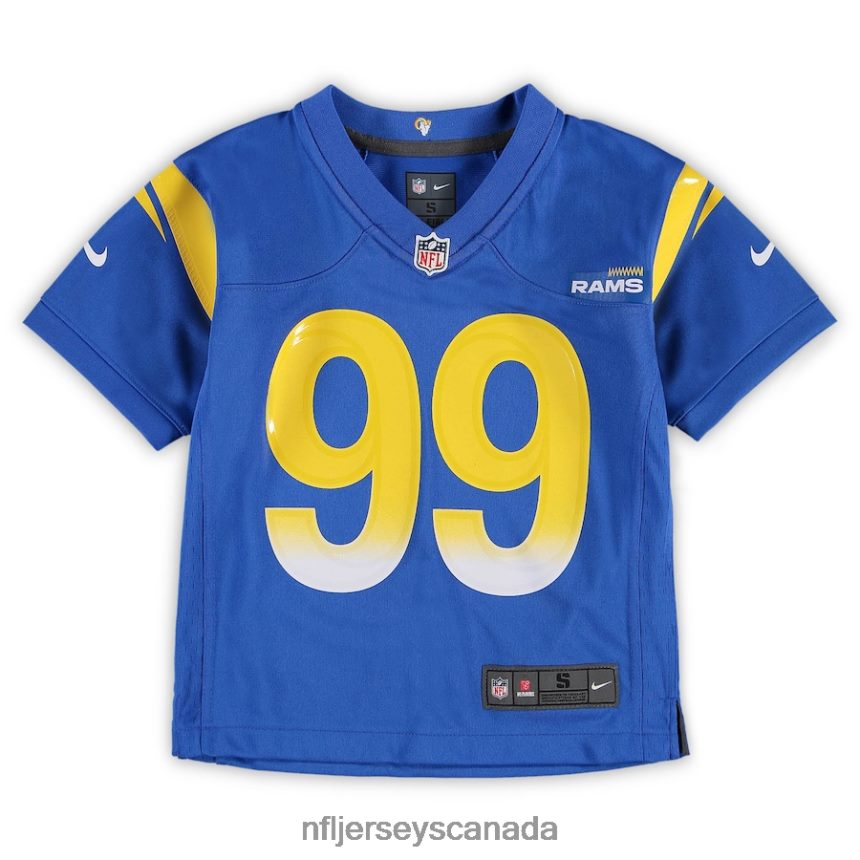 Men Preschool Los Angeles Rams Aaron Donald Nike Royal Game Jersey Clothing NFL TBXFR61145