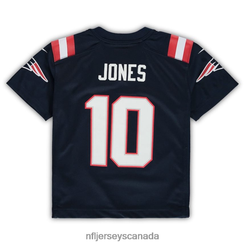 Men Preschool New England Patriots Mac Jones Nike Navy Game Jersey Clothing NFL TBXFR61438