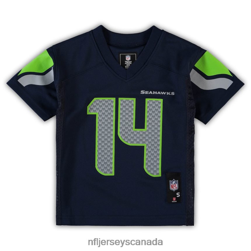 Men Preschool Seattle Seahawks DK Metcalf College Navy Replica Player Jersey Clothing NFL TBXFR6829