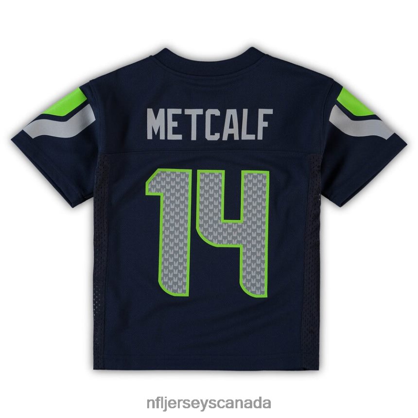 Men Preschool Seattle Seahawks DK Metcalf College Navy Replica Player Jersey Clothing NFL TBXFR6829