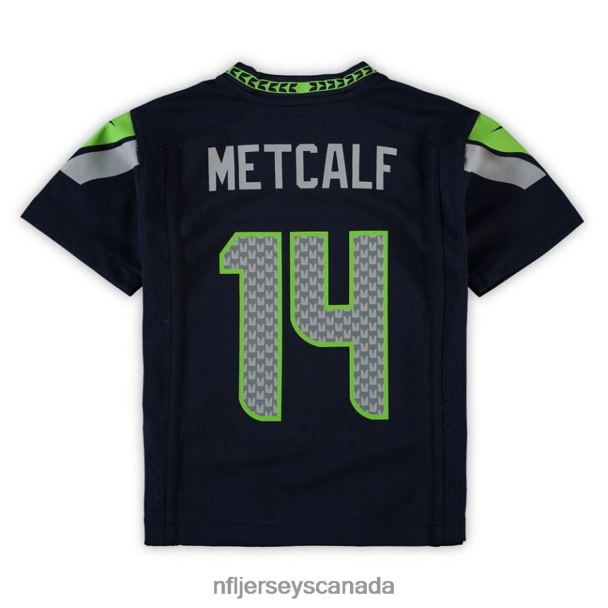 Men Preschool Seattle Seahawks DK Metcalf Nike College Navy Game Jersey Clothing NFL TBXFR61399