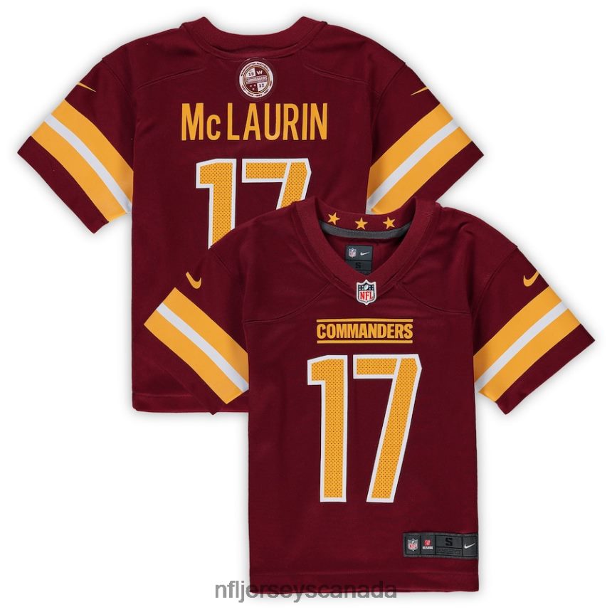 Men Preschool Washington Commanders Terry McLaurin Nike Burgundy Game Jersey Clothing NFL TBXFR62558