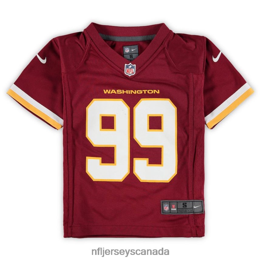 Men Preschool Washington Football Team Chase Young Nike Burgundy Game Jersey Clothing NFL TBXFR63828