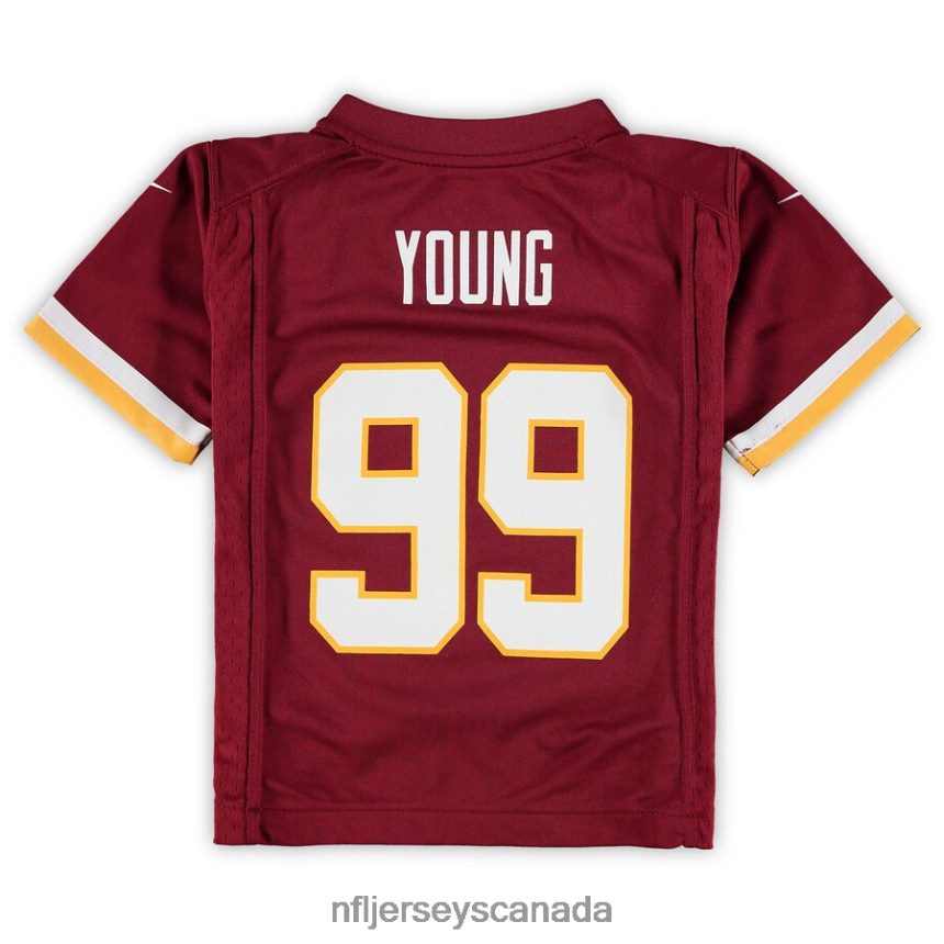 Men Preschool Washington Football Team Chase Young Nike Burgundy Game Jersey Clothing NFL TBXFR63828