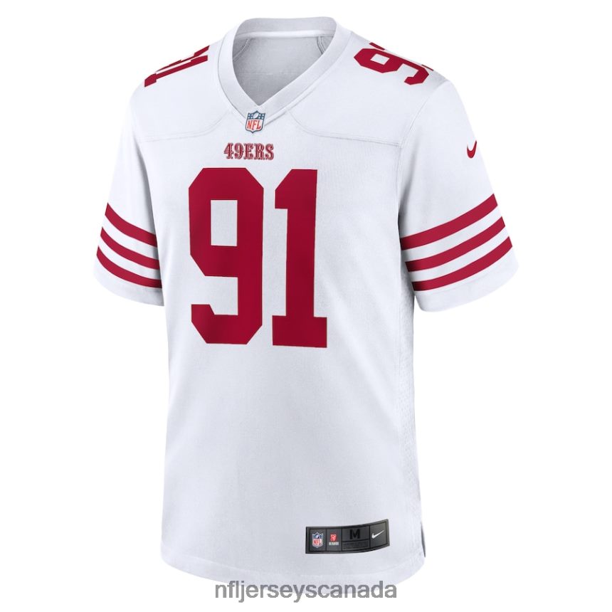 Men San Francisco 49ers Arik Armstead Nike White Player Game Jersey Clothing NFL TBXFR63389