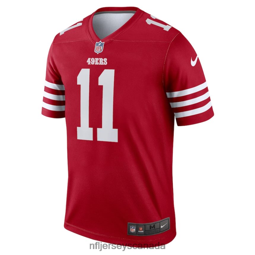 Men San Francisco 49ers Brandon Aiyuk Nike Scarlet Legend Jersey Clothing NFL TBXFR61769