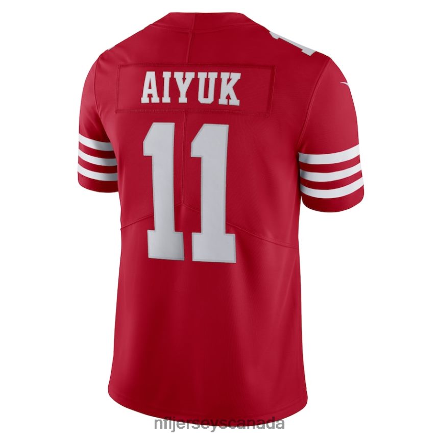 Men San Francisco 49ers Brandon Aiyuk Nike Scarlet Vapor Limited Jersey Clothing NFL TBXFR62609