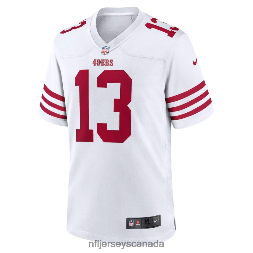 Men San Francisco 49ers Brock Purdy Nike White Game Player Jersey Clothing NFL TBXFR6226