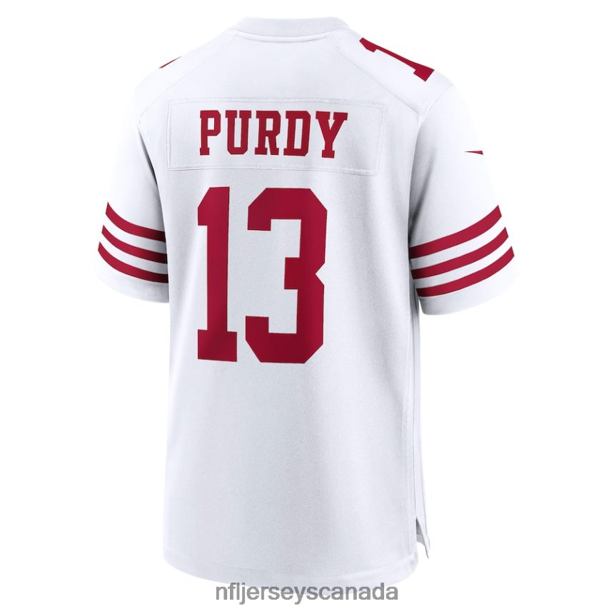 Men San Francisco 49ers Brock Purdy Nike White Game Player Jersey Clothing NFL TBXFR6226