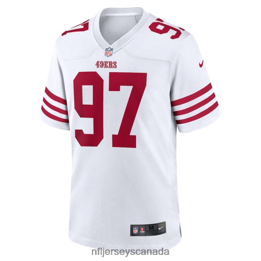 Men San Francisco 49ers Bryant Young Nike White Retired Player Game Jersey Clothing NFL TBXFR63872