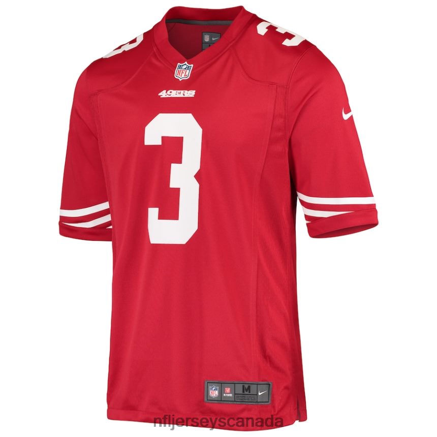 Men San Francisco 49ers CJ Beathard Nike Scarlet Game Player Jersey Clothing NFL TBXFR64541