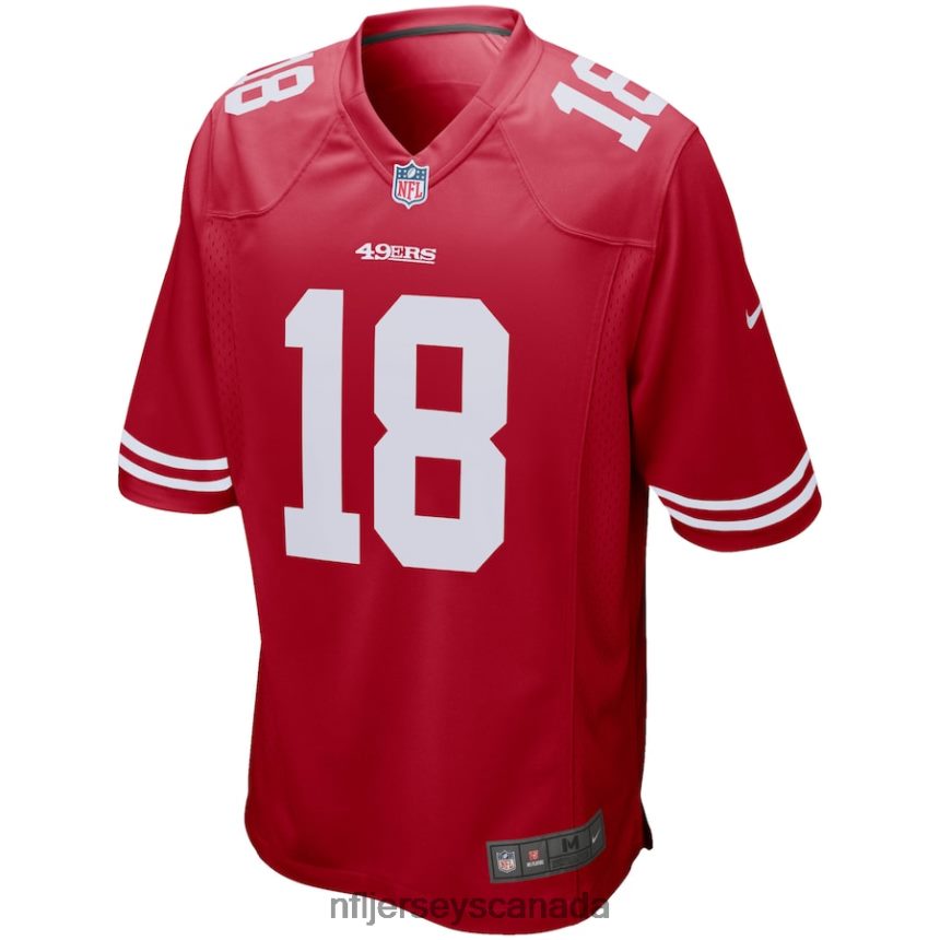 Men San Francisco 49ers Dante Pettis Nike Scarlet Player Game Jersey Clothing NFL TBXFR62955