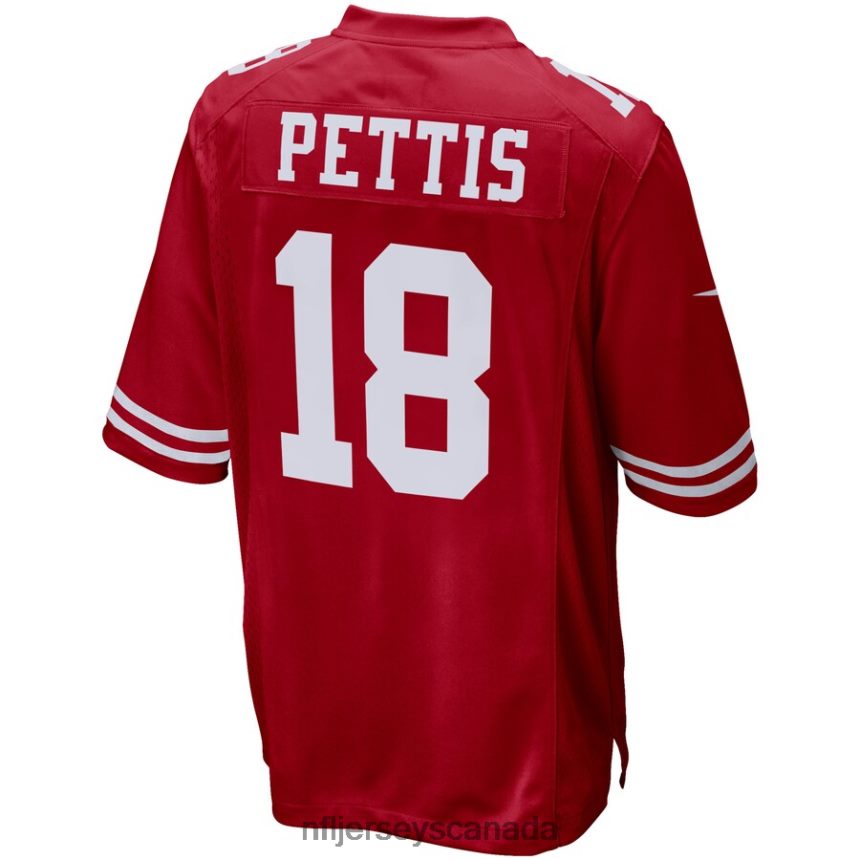 Men San Francisco 49ers Dante Pettis Nike Scarlet Player Game Jersey Clothing NFL TBXFR62955