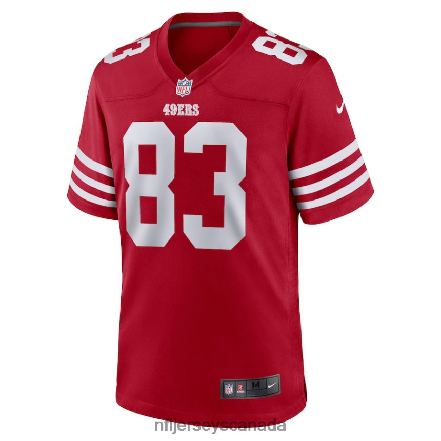 Men San Francisco 49ers Dazz Newsome Nike Scarlet Home Game Player Jersey Clothing NFL TBXFR65584