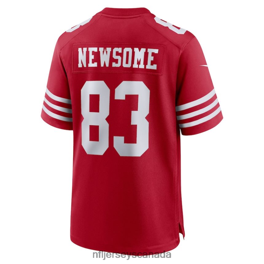 Men San Francisco 49ers Dazz Newsome Nike Scarlet Home Game Player Jersey Clothing NFL TBXFR65584