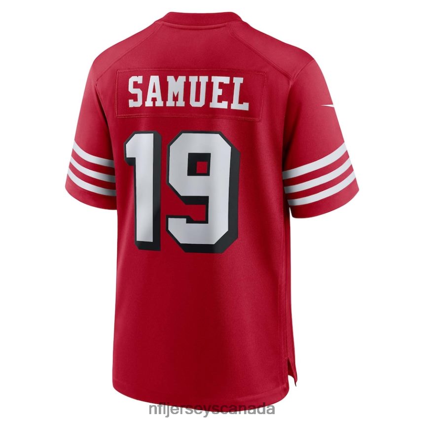 Men San Francisco 49ers Deebo Samuel Nike Scarlet Alternate Game Jersey Clothing NFL TBXFR6779