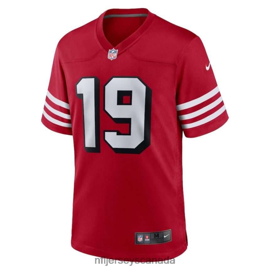 Men San Francisco 49ers Deebo Samuel Nike Scarlet Alternate Player Game Jersey Clothing NFL TBXFR61184