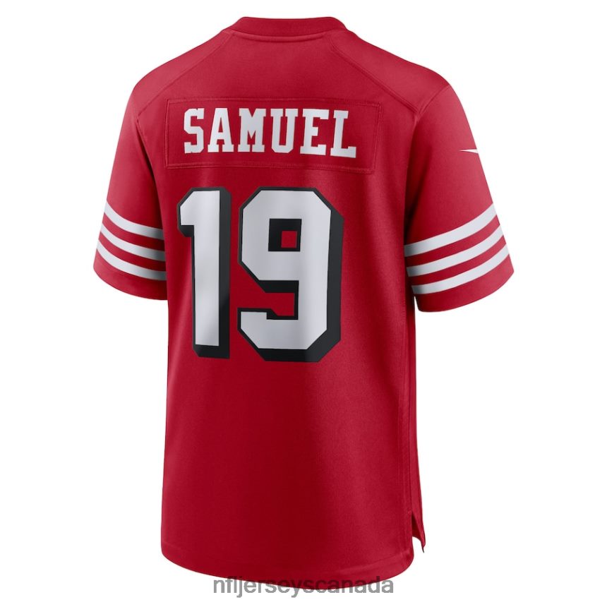 Men San Francisco 49ers Deebo Samuel Nike Scarlet Alternate Player Game Jersey Clothing NFL TBXFR61184