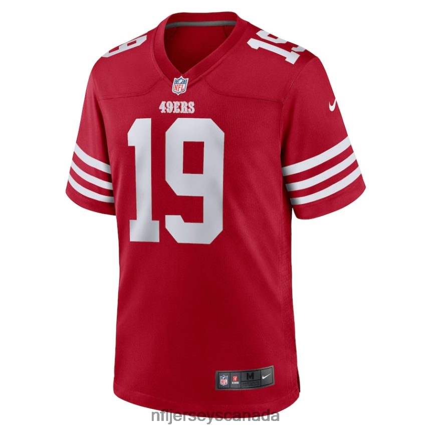 Men San Francisco 49ers Deebo Samuel Nike Scarlet Player Game Jersey Clothing NFL TBXFR6126