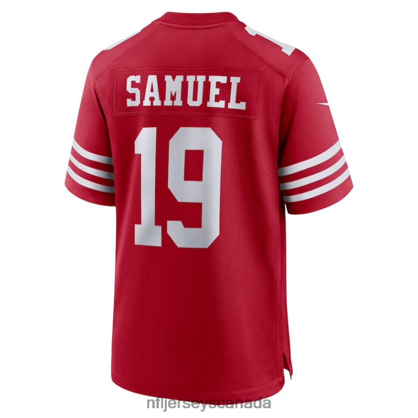 Men San Francisco 49ers Deebo Samuel Nike Scarlet Player Game Jersey Clothing NFL TBXFR6126