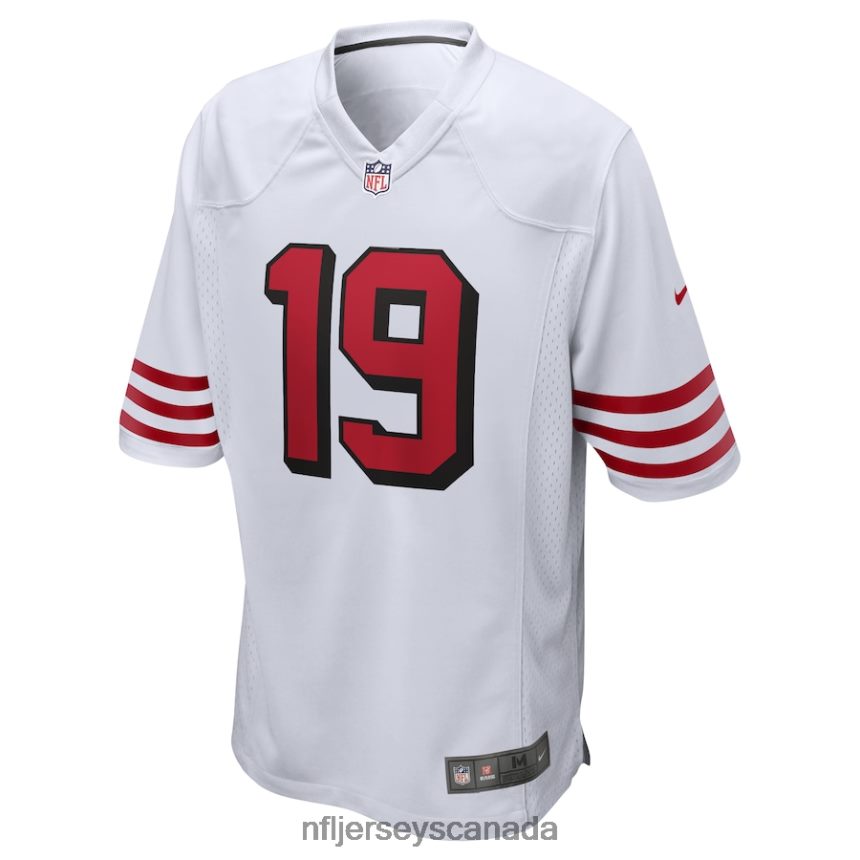 Men San Francisco 49ers Deebo Samuel Nike White Alternate Game Jersey Clothing NFL TBXFR6297