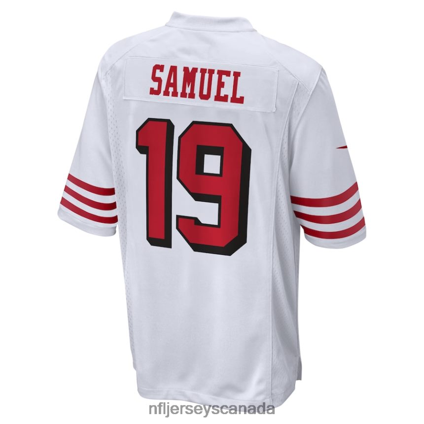 Men San Francisco 49ers Deebo Samuel Nike White Alternate Game Jersey Clothing NFL TBXFR6297