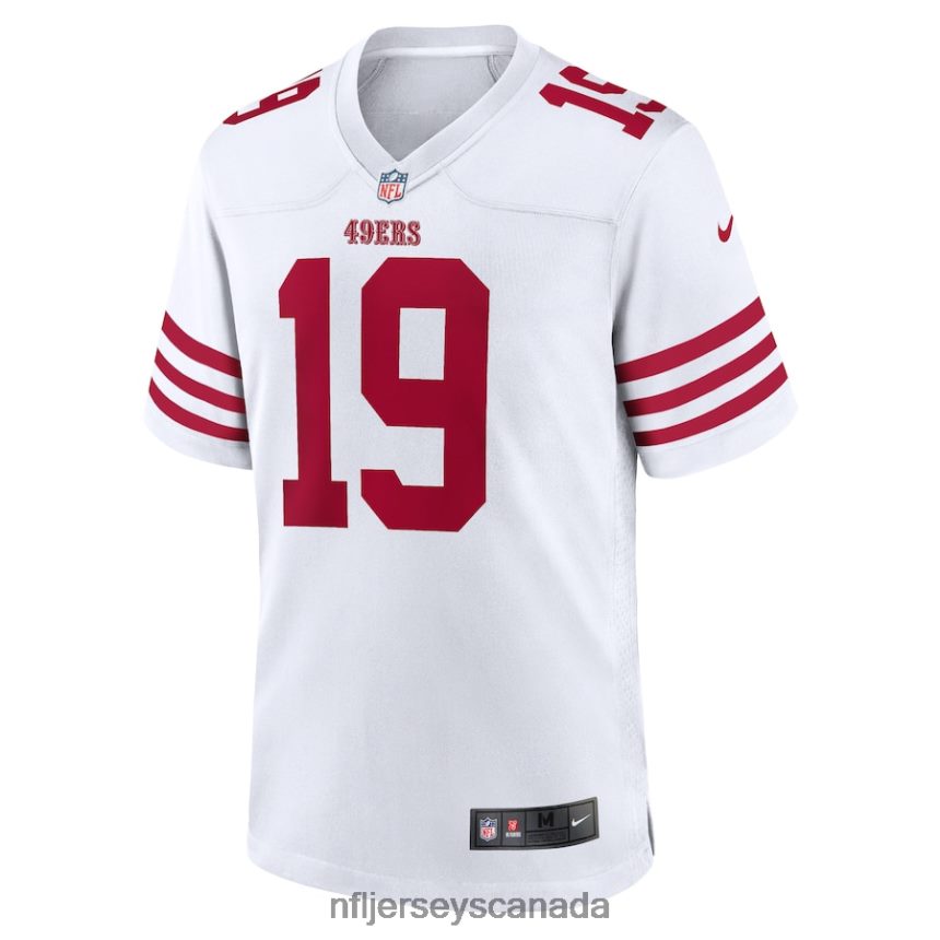 Men San Francisco 49ers Deebo Samuel Nike White Player Game Jersey Clothing NFL TBXFR6174