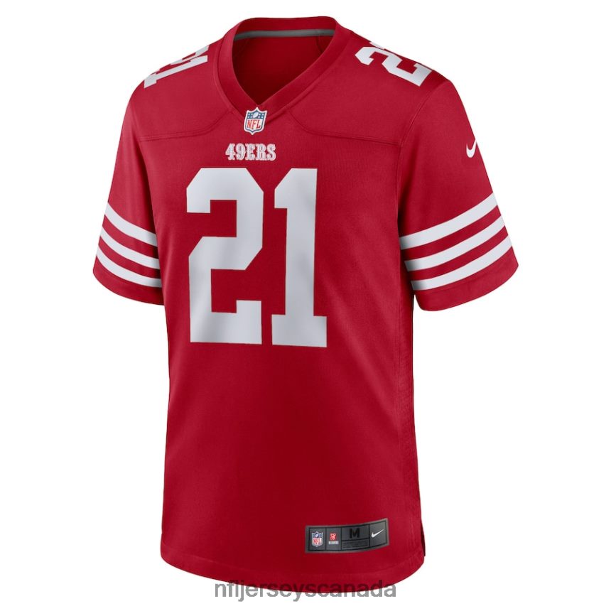 Men San Francisco 49ers Frank Gore Nike Scarlet Retired Player Game Jersey Clothing NFL TBXFR6527