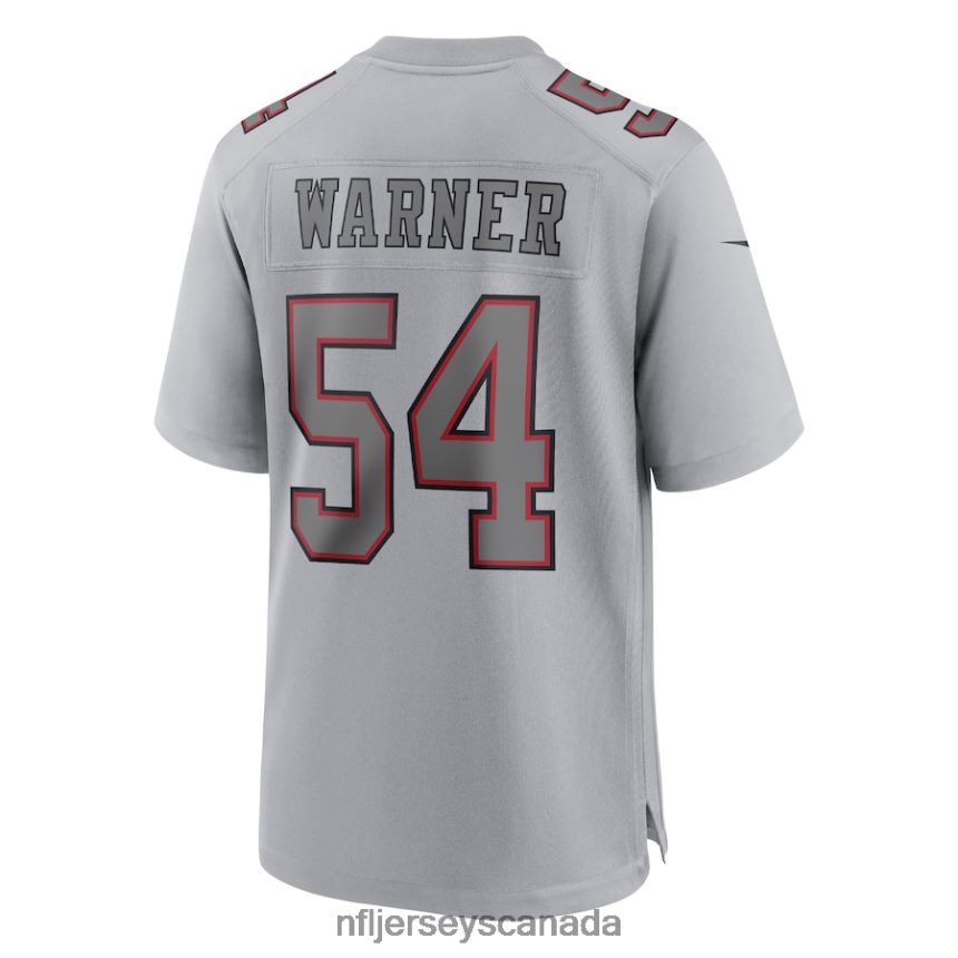 Men San Francisco 49ers Fred Warner Nike Gray Atmosphere Fashion Game Jersey Clothing NFL TBXFR63616