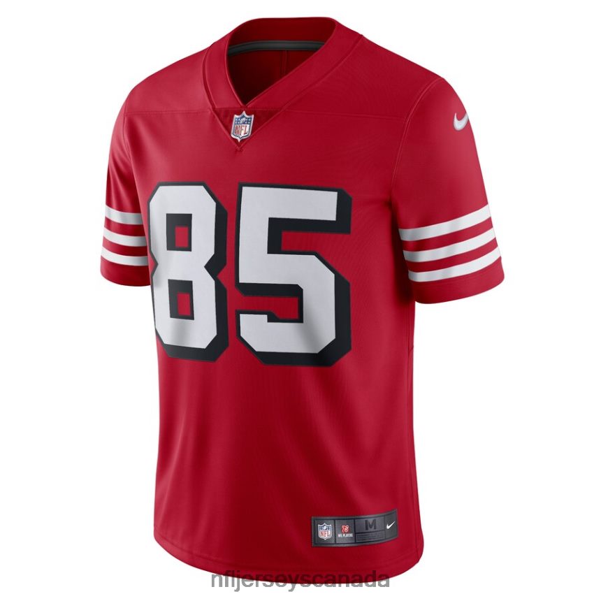 Men San Francisco 49ers George Kittle Nike Red Alternate Vapor Limited Player Jersey Clothing NFL TBXFR63173