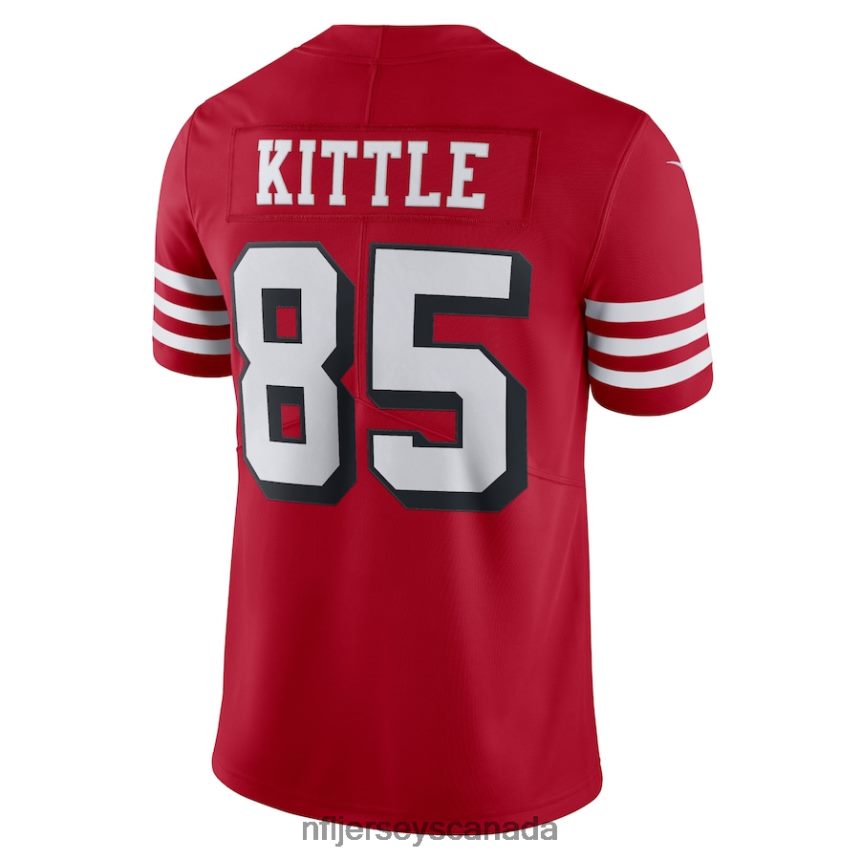 Men San Francisco 49ers George Kittle Nike Red Alternate Vapor Limited Player Jersey Clothing NFL TBXFR63173