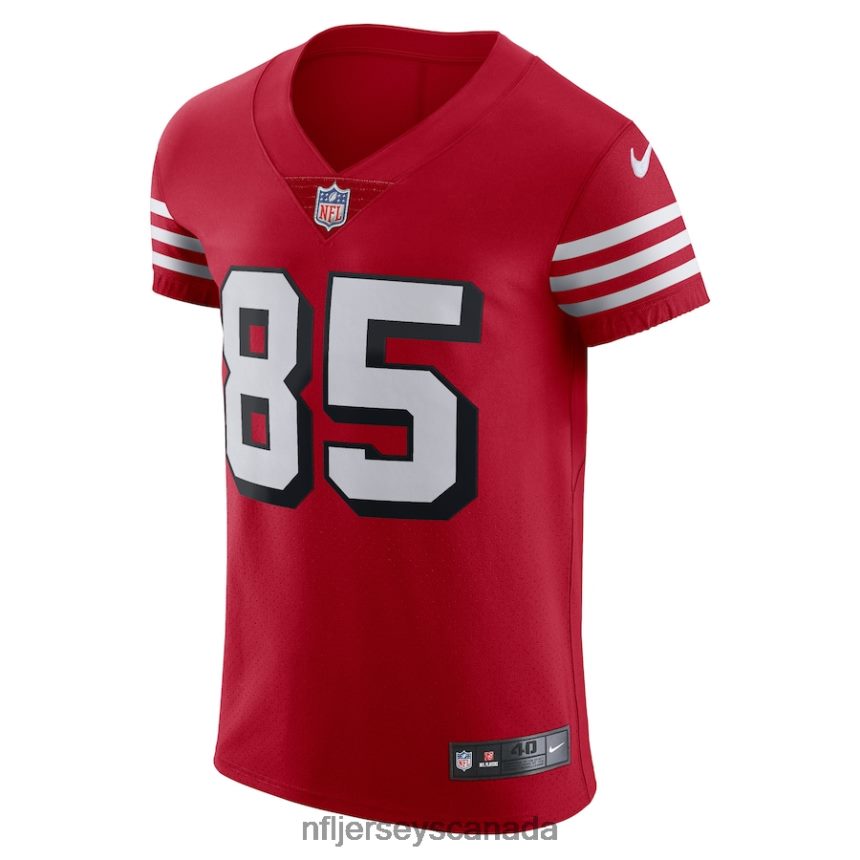 Men San Francisco 49ers George Kittle Nike Scarlet Alternate Vapor Elite Jersey Clothing NFL TBXFR61770
