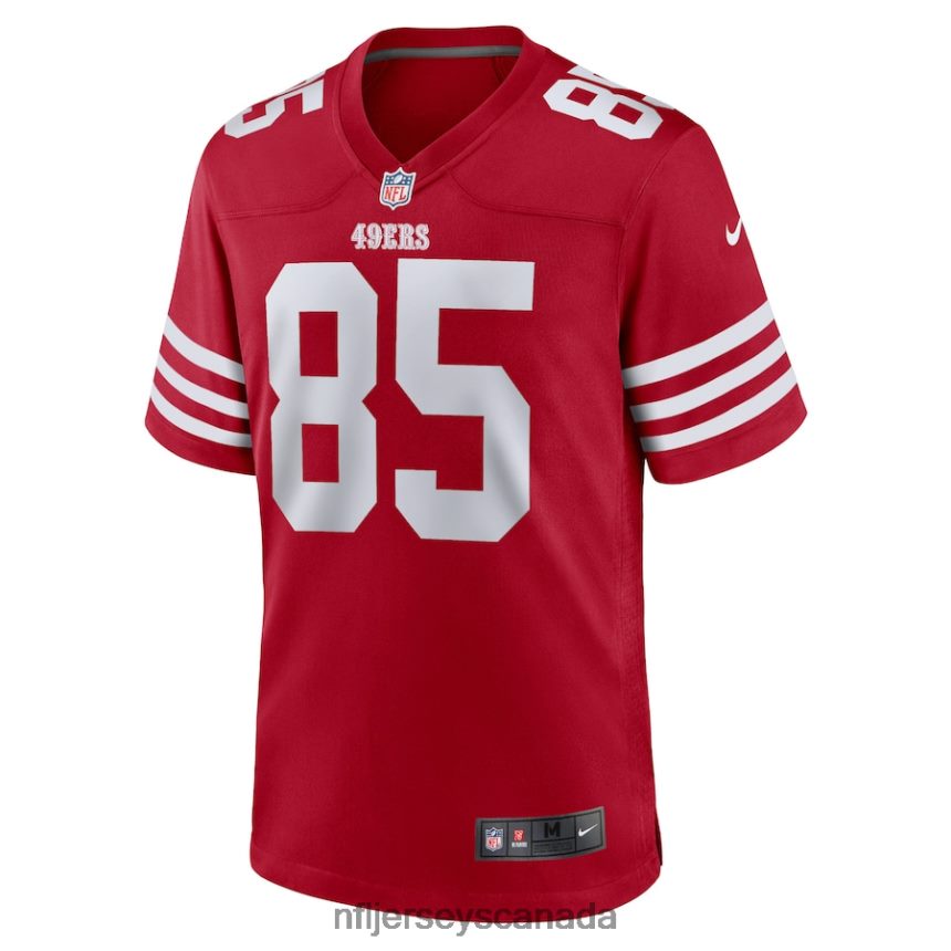 Men San Francisco 49ers George Kittle Nike Scarlet Player Game Jersey Clothing NFL TBXFR6100