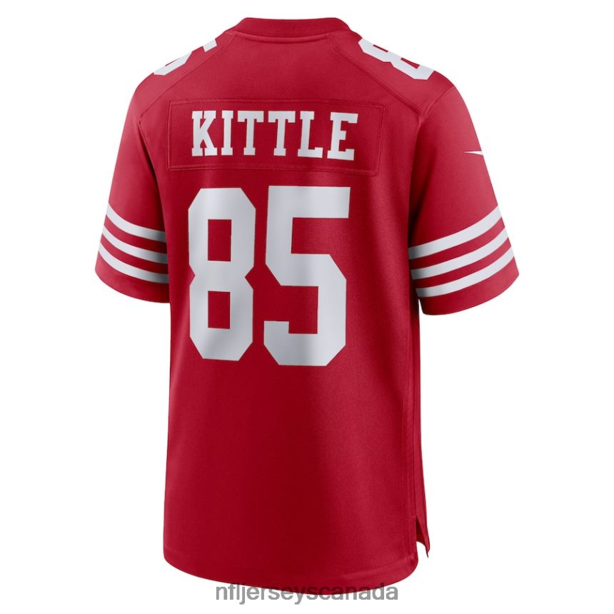 Men San Francisco 49ers George Kittle Nike Scarlet Player Game Jersey Clothing NFL TBXFR6100