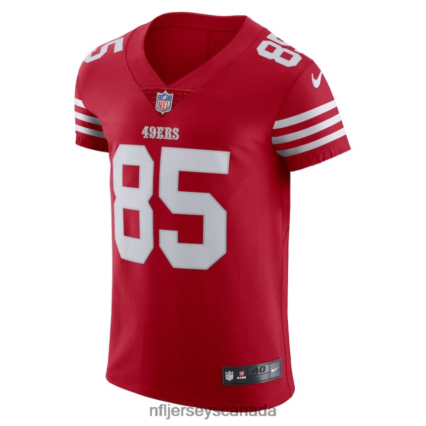 Men San Francisco 49ers George Kittle Nike Scarlet Vapor Elite Jersey Clothing NFL TBXFR62330