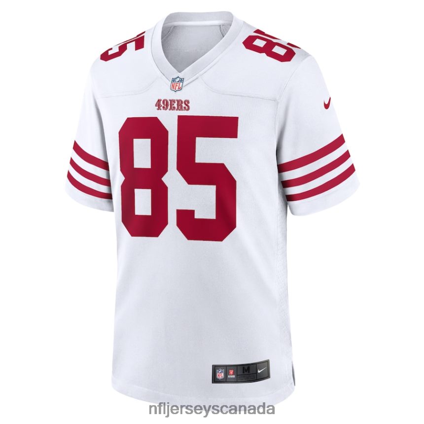 Men San Francisco 49ers George Kittle Nike White Player Game Jersey Clothing NFL TBXFR6383