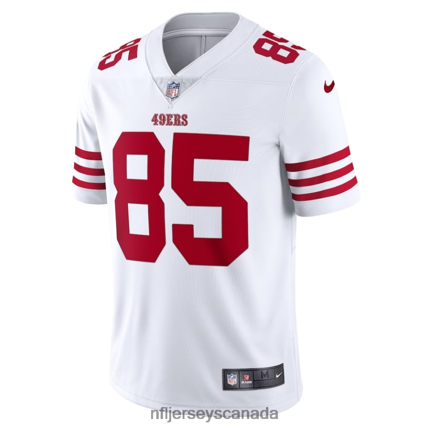 Men San Francisco 49ers George Kittle Nike White Vapor Limited Jersey Clothing NFL TBXFR6870