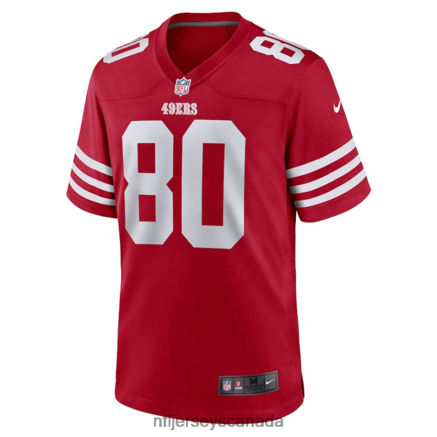 Men San Francisco 49ers Jerry Rice Nike Scarlet Retired Team Player Game Jersey Clothing NFL TBXFR6143