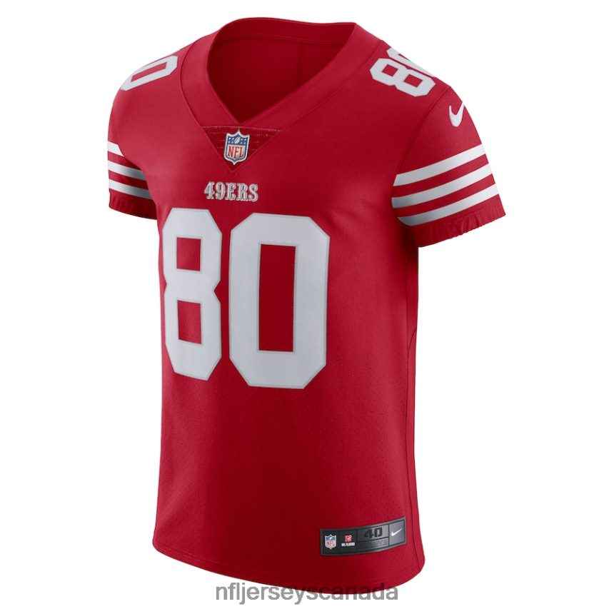Men San Francisco 49ers Jerry Rice Nike Scarlet Vapor Elite Retired Player Jersey Clothing NFL TBXFR66030