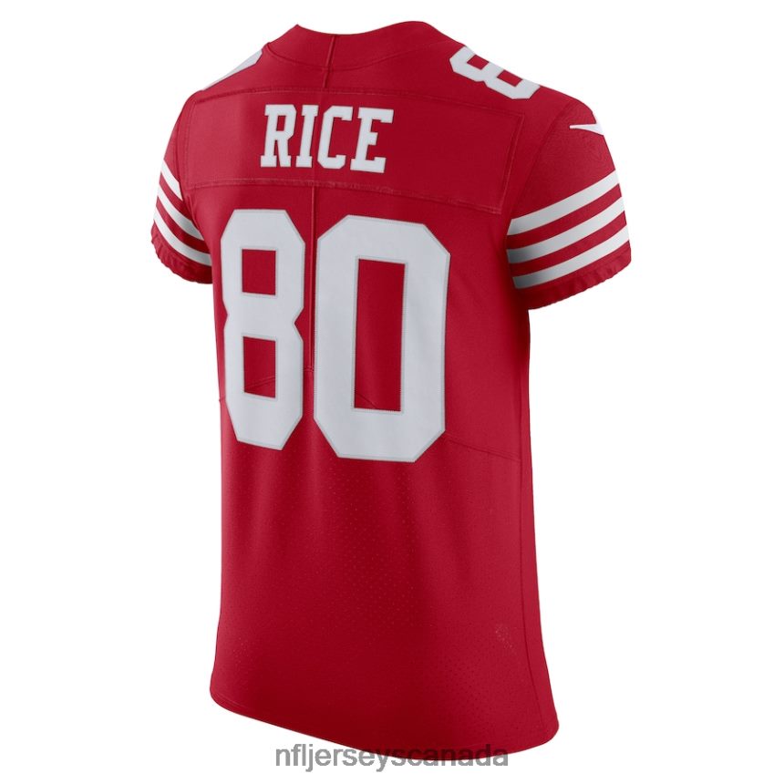 Men San Francisco 49ers Jerry Rice Nike Scarlet Vapor Elite Retired Player Jersey Clothing NFL TBXFR66030