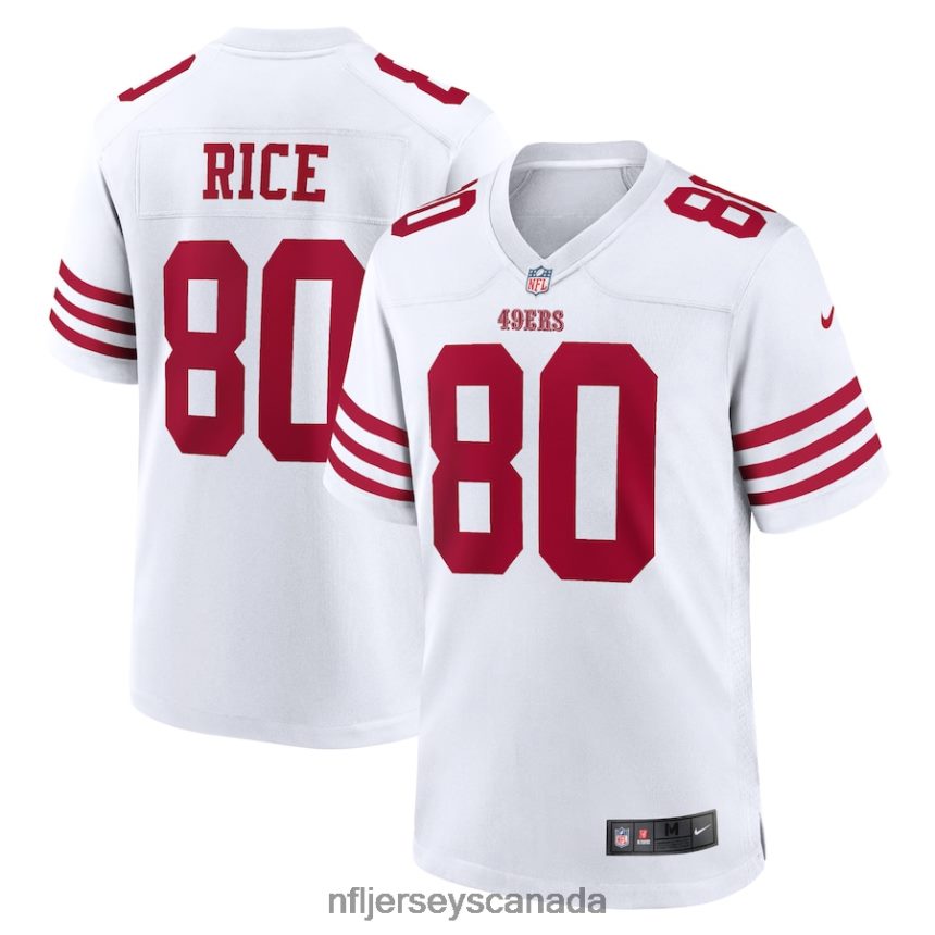 Men San Francisco 49ers Jerry Rice Nike White Retired Player Game Jersey Clothing NFL TBXFR61082