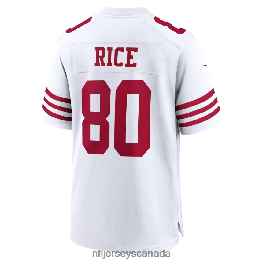 Men San Francisco 49ers Jerry Rice Nike White Retired Player Game Jersey Clothing NFL TBXFR61082
