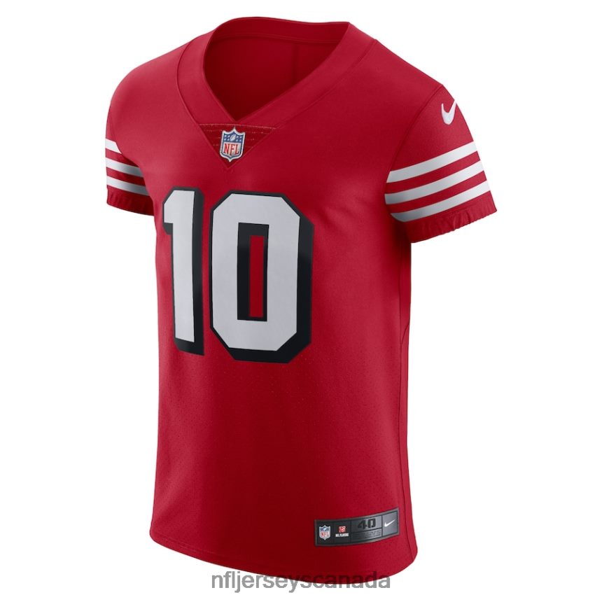 Men San Francisco 49ers Jimmy Garoppolo Nike Scarlet Alternate Vapor Elite Jersey Clothing NFL TBXFR6446