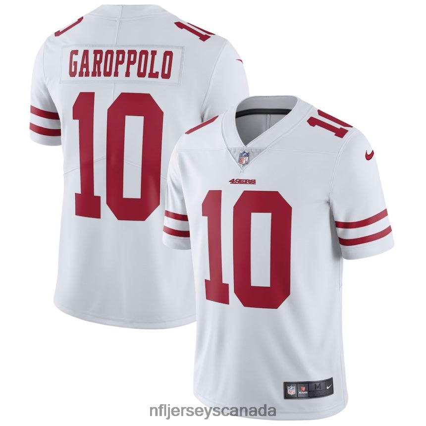 Men San Francisco 49ers Jimmy Garoppolo Nike White Vapor Untouchable Limited Jersey Clothing NFL TBXFR6585
