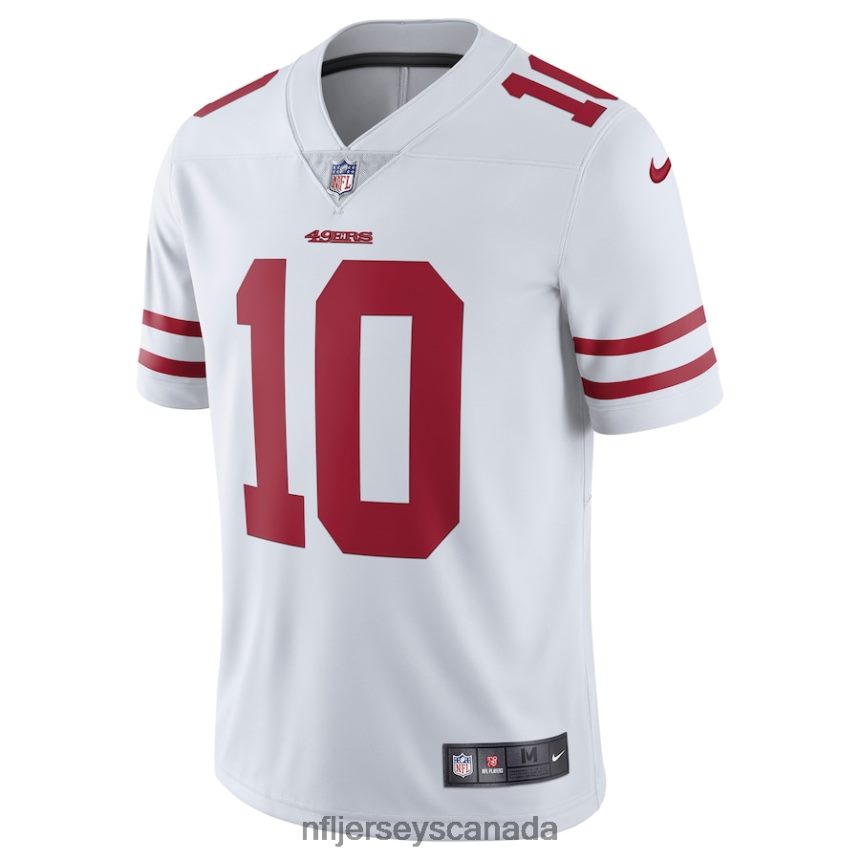 Men San Francisco 49ers Jimmy Garoppolo Nike White Vapor Untouchable Limited Jersey Clothing NFL TBXFR6585