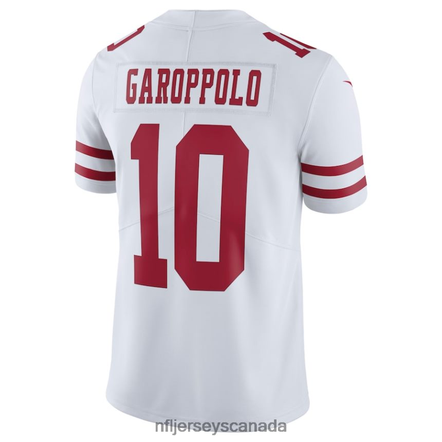Men San Francisco 49ers Jimmy Garoppolo Nike White Vapor Untouchable Limited Jersey Clothing NFL TBXFR6585