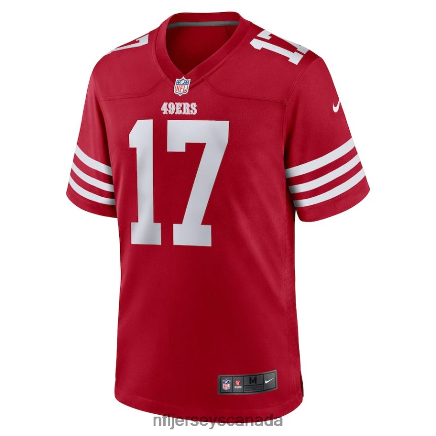 Men San Francisco 49ers Josh Johnson Nike Scarlet Home Game Player Jersey Clothing NFL TBXFR64284