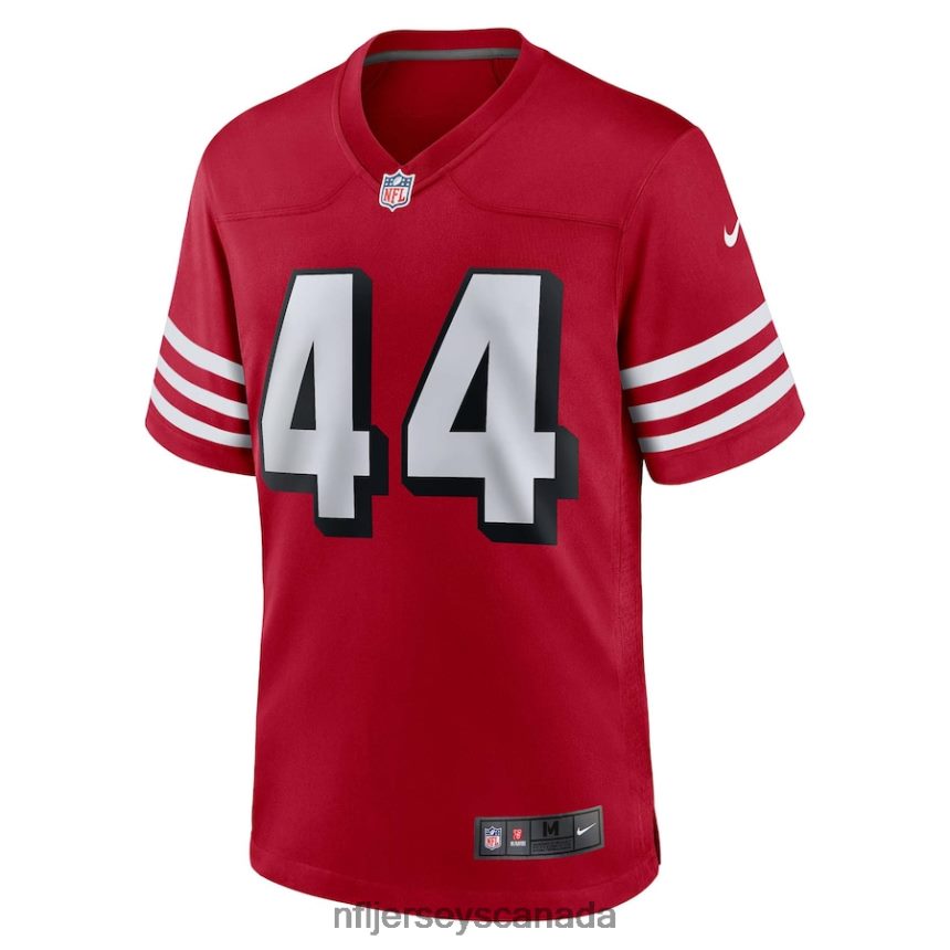 Men San Francisco 49ers Kyle Juszczyk Nike Scarlet Alternate Game Jersey Clothing NFL TBXFR61230