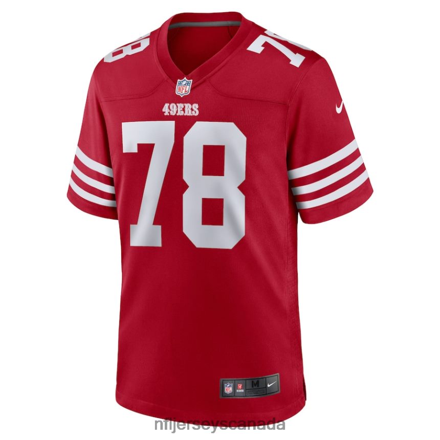 Men San Francisco 49ers Leroy Watson Nike Scarlet Home Game Player Jersey Clothing NFL TBXFR66013